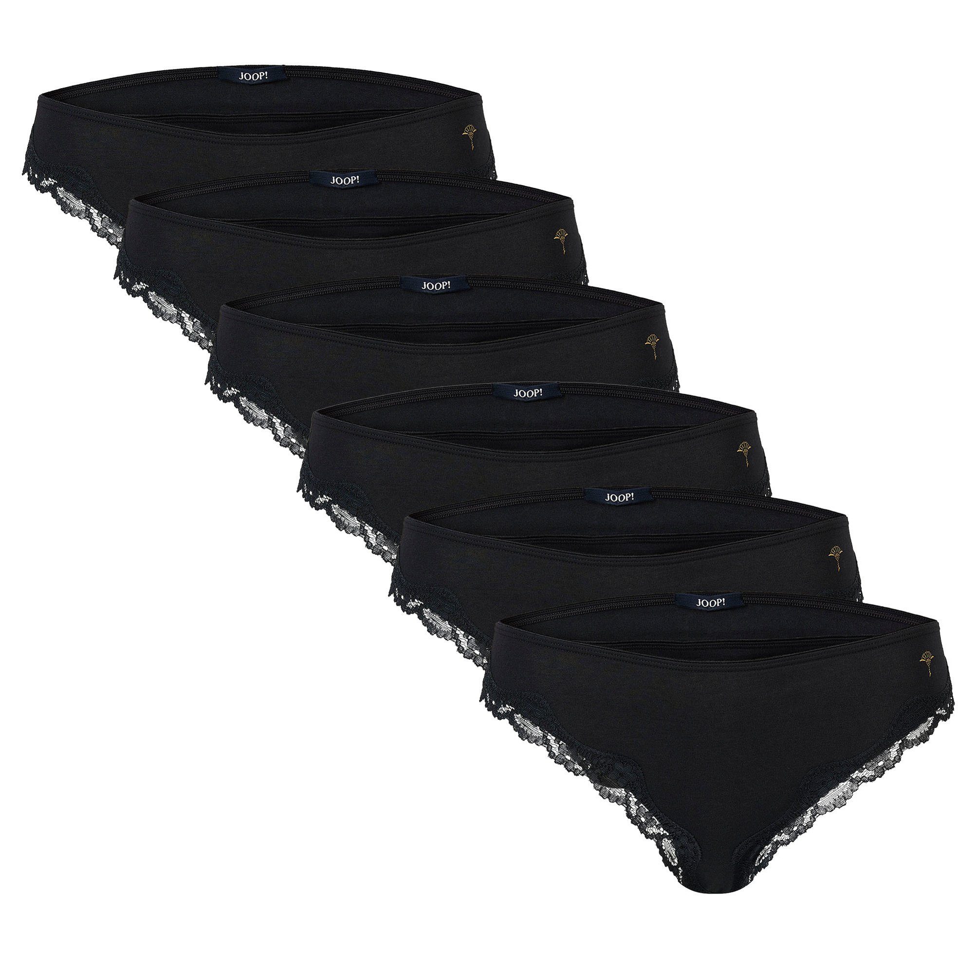 JOOP! Slip Damen Slip 6er Pack Baumwolle Multipack (Packung, 6er Pack)