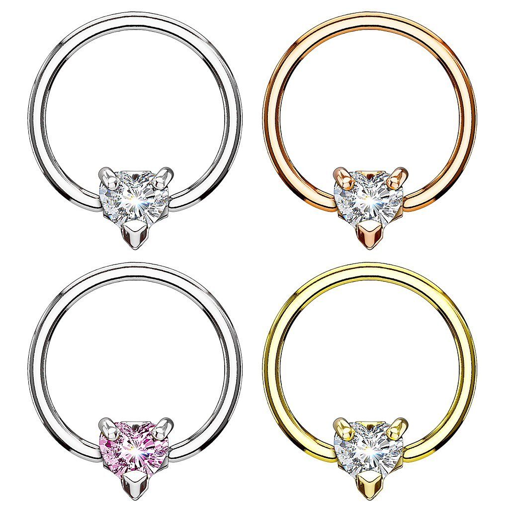 Taffstyle Nasenpiercing BCR Tragus Septum Piercing günstig online kaufen