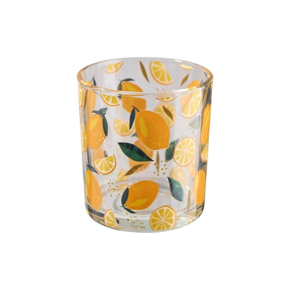 Annimuck Windlicht Wunderschönes Windlicht Limone Zitronenmotiv günstig online kaufen