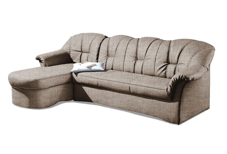DOMO collection Ecksofa Papenburg, zeitlose Rückensteppung, günstig online kaufen