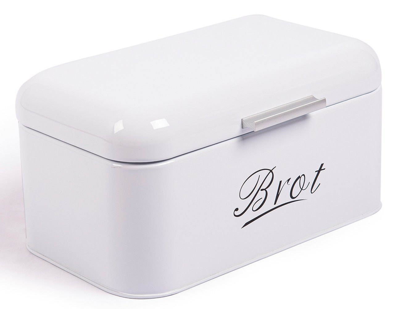 Zedelmaier Brotkasten Brotkasten aus Metall,Brot Lange Aufbewahren,Retro Brot Box mit Deckel, (1-tlg., MBH001&2), Stapelbar Brotaufbewahrungsbox