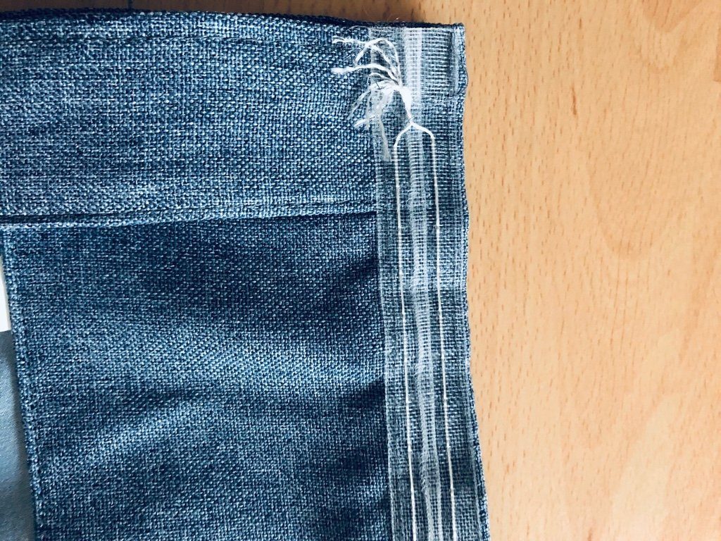 Verdunkelungsvorhang Jolie Verdunkelungsvorhang verdunkelnder Vorhang jeansblau Leinenoptik, Clever-Kauf-24,