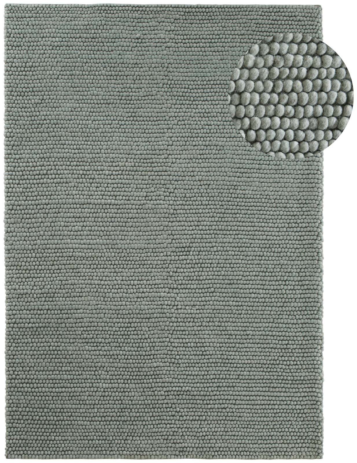 TaraCarpet Wollteppich TaraCarpet Bubble Moderner Schlingenteppich günstig online kaufen