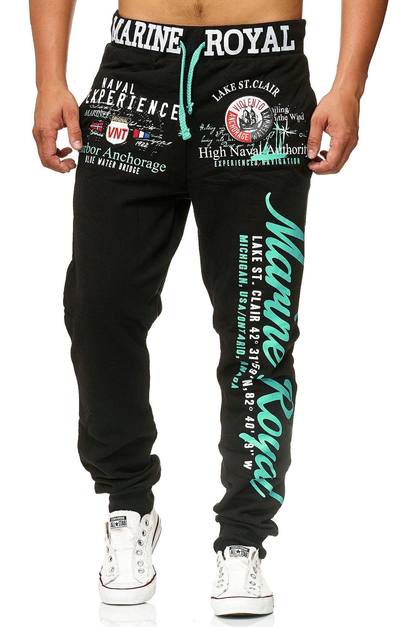 L.gonline Jogginghose Herren JoggingHOSE lang, Trainingshose Baumwolle, Spo günstig online kaufen