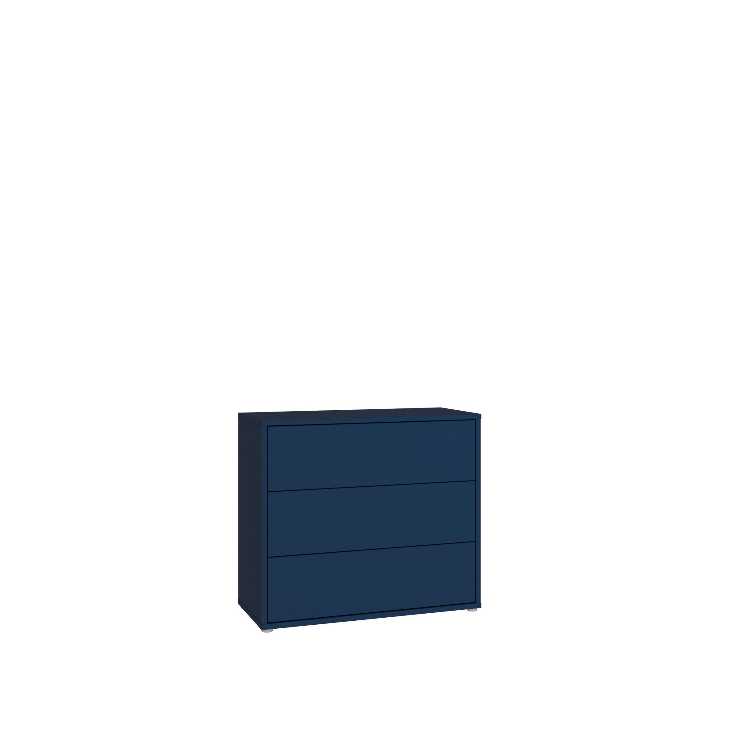 PREISBRECHER Kommode ALICE SPRINGS, in Nachtblau - 94,8x83,1x41,5cm (BxHxT)