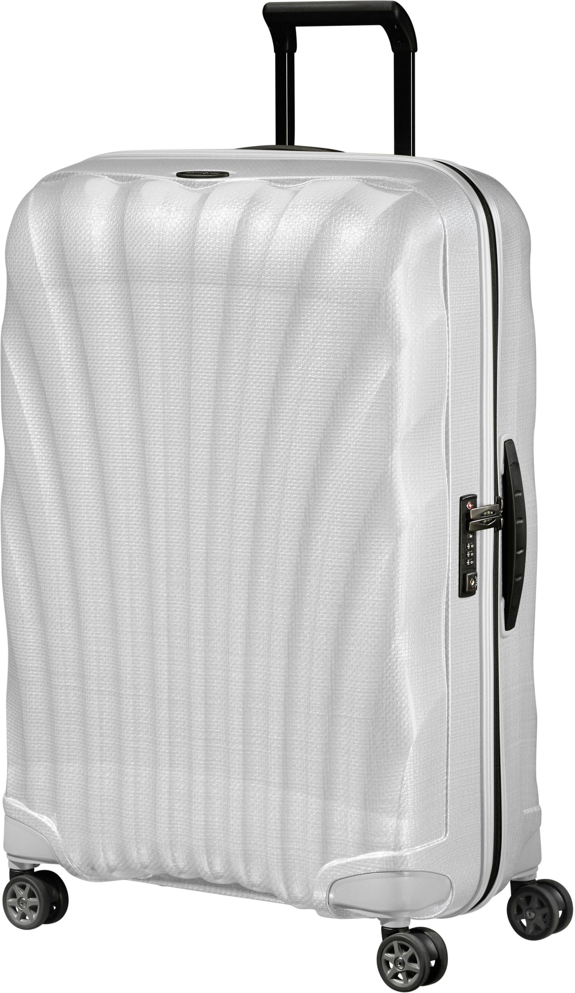 Samsonite Hartschalen-Trolley C-LITE, verschiedene Größen und Farben, 4 Rollen, mit arretierbarem und versenkbarem Druckknopf-Trolleysystem