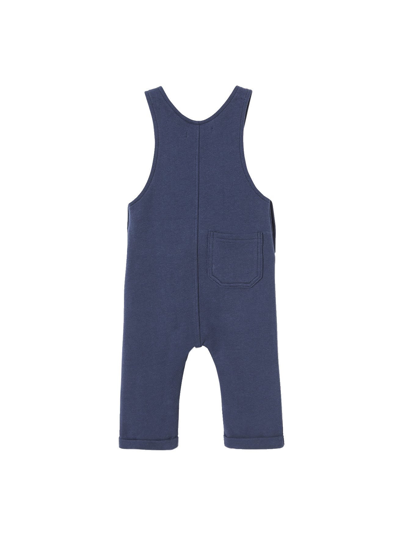 vertbaudet Overall Jungen Baby Latzhose aus Sweatware – Bild 2 von 5