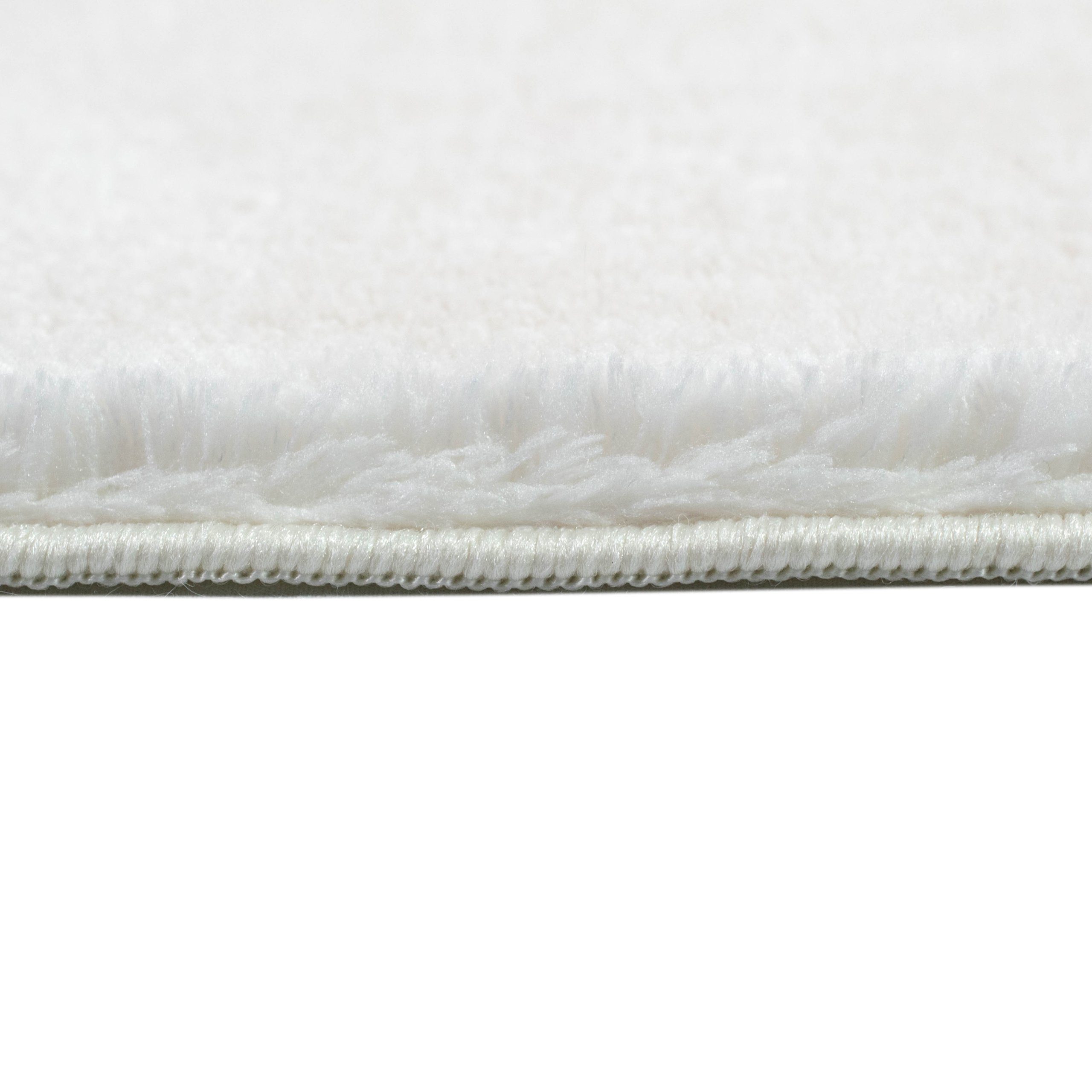 Teppich Teppich Shaggy Hochflorteppich rechteckig, creme, rutschfest 18 mm waschbar Carpetia, Höhe