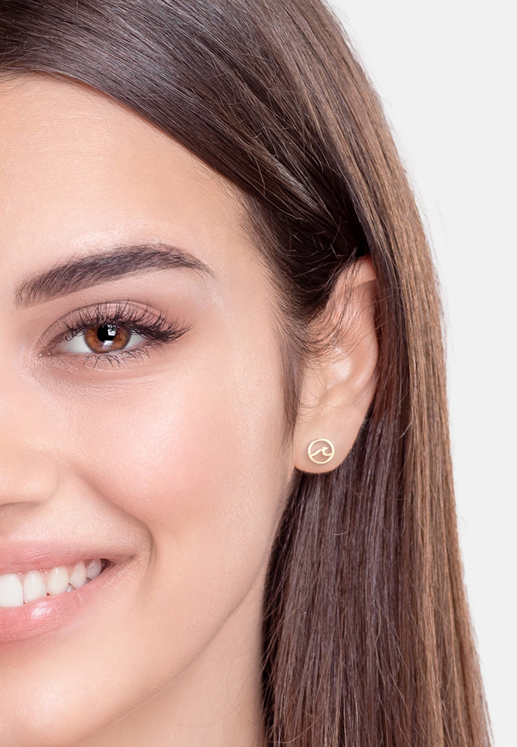 Sofia Milani Paar Ohrstecker Welle, 925 günstig online kaufen