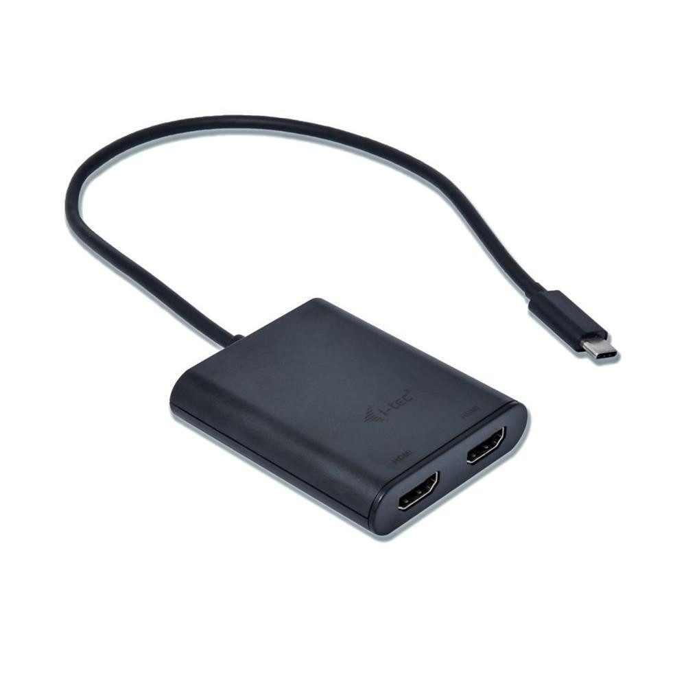 I-TEC i-tec USB-C 3.1 Dual HDMI 4K Adapter für Monitore. HDMI-Adapter DisplayPort-Buchse zu 2x HDMI