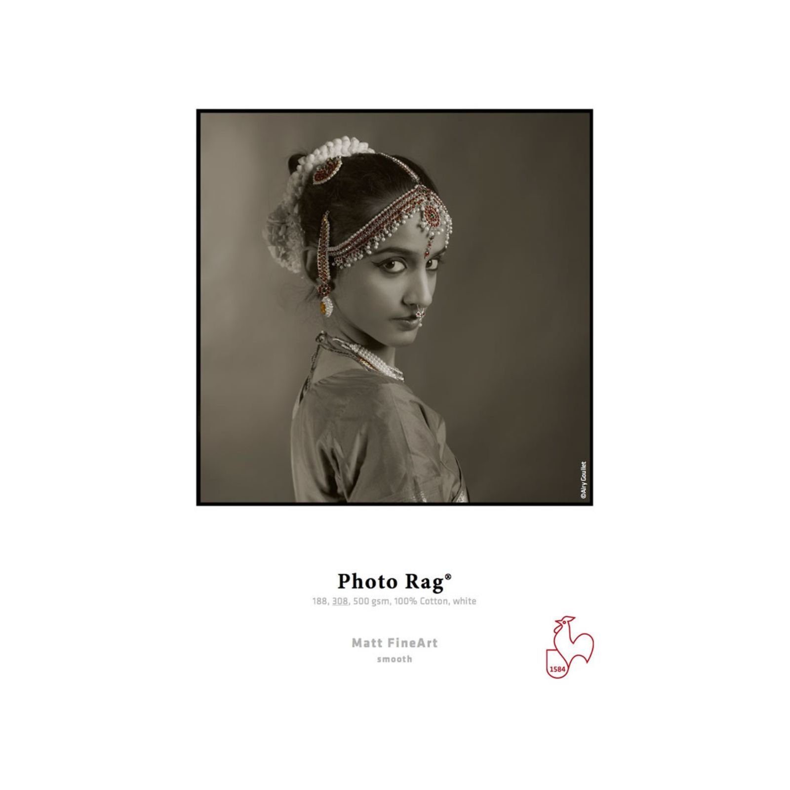 Hahnemühle Fotopapier Photo Rag® FineArt Inkjet-Papier - 308 g/m² - DIN A2 - 25 Blatt