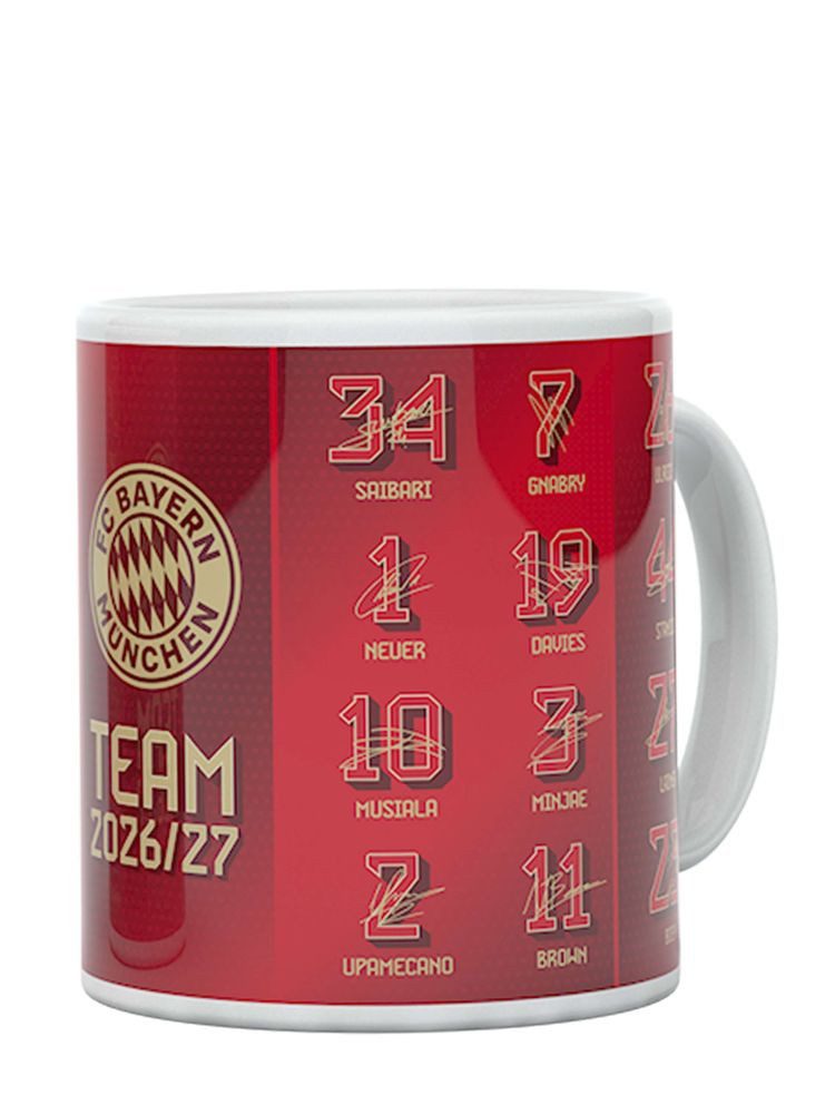 FC Bayern München Tasse FC Bayern München Tasse Unterschriften 2026/2027