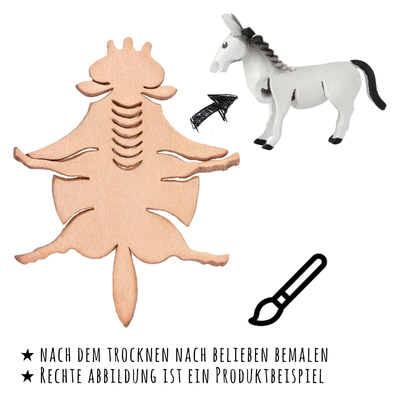 Kinder Accessoires Monkimau Schlüsselanhänger Pferd DIY Leder Tier Figur (Packung)