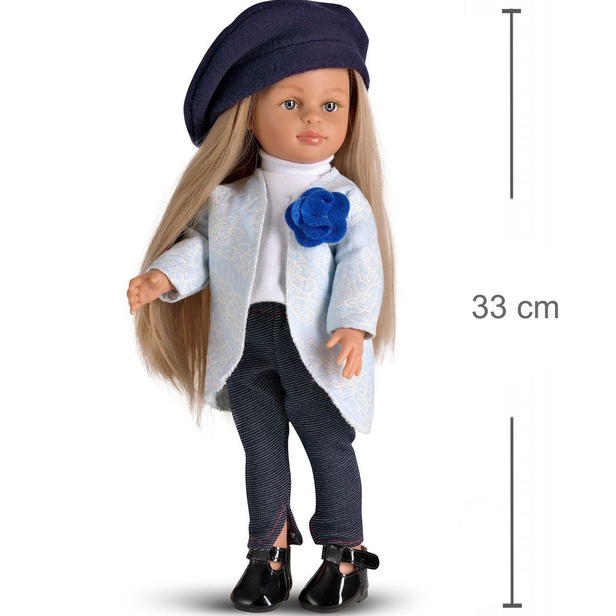 Lamagik Anziehpuppe Clara 33cm mit langen blonden Haaren und Bekleidung günstig online kaufen