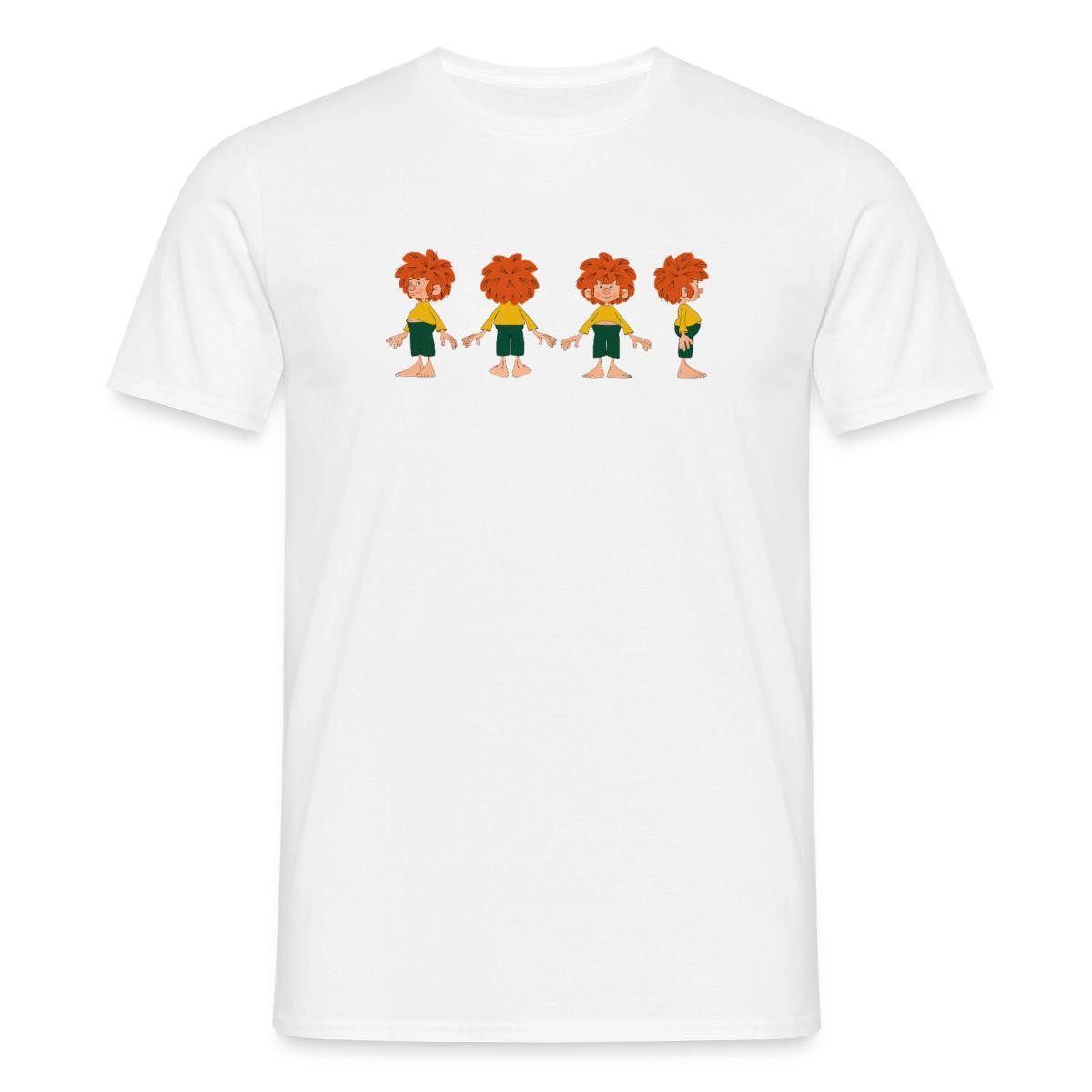 Spreadshirt T-Shirt Pumuckl Aus Verschiedenen Blickwinkeln Männer T-Shirt (1-tlg)