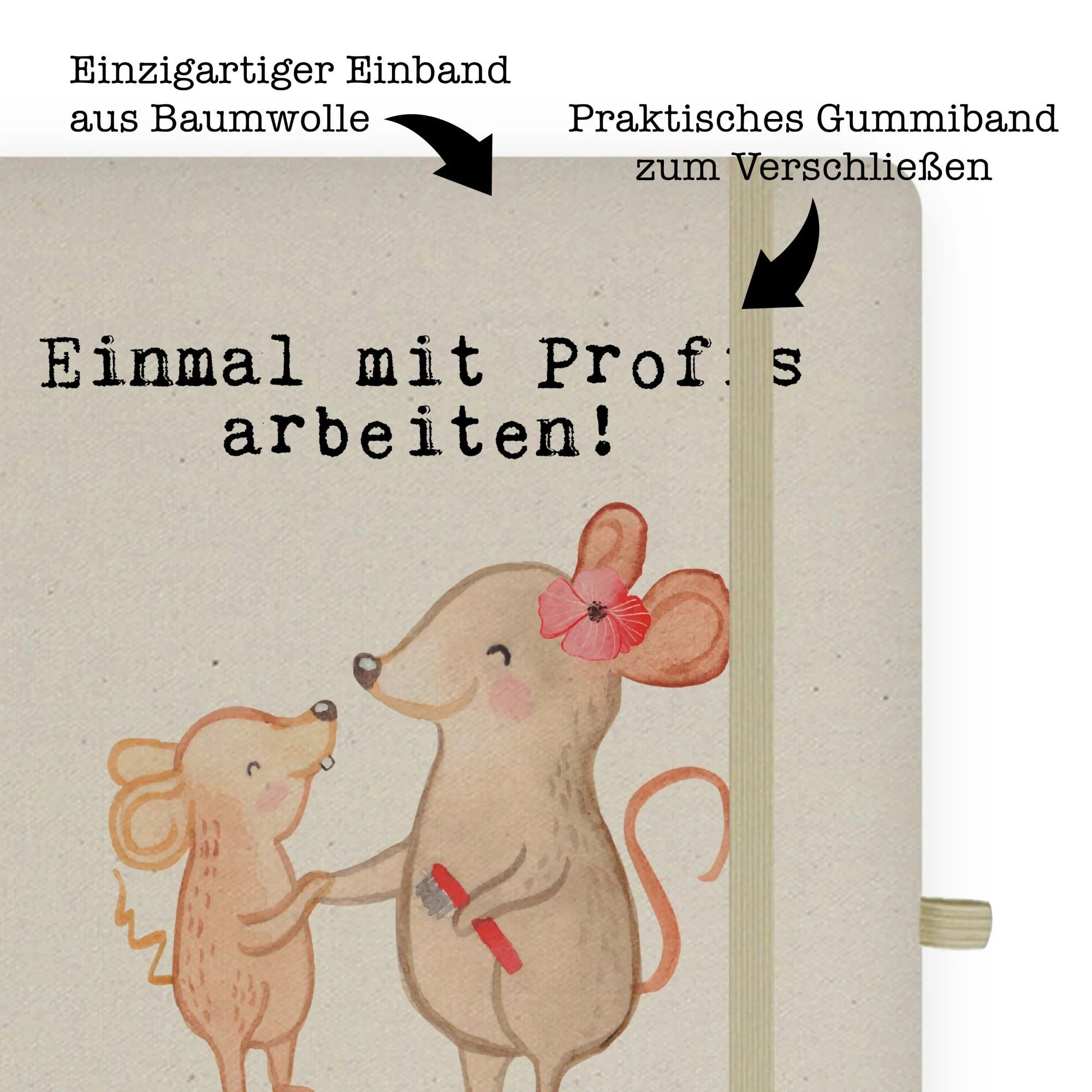 Thumbnail - Mr. & Mrs. Panda Notizbuch Heilpädagogin Leidenschaft - Transparent - Geschenk, DIN A4 Ideenbuch Mr. & Mrs. Panda, Echte...