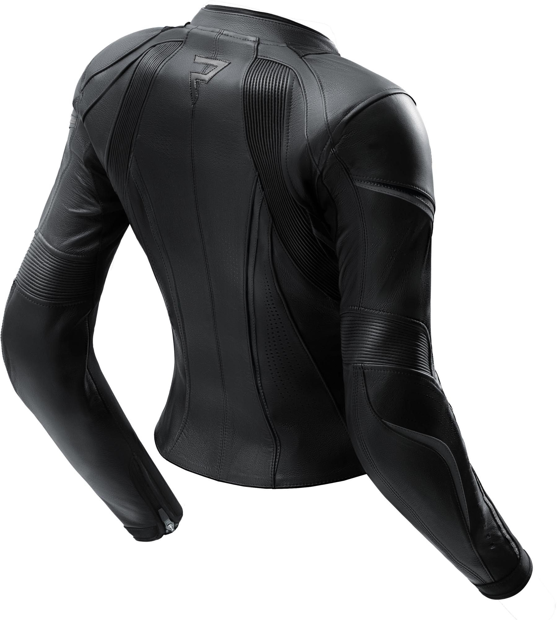 Rebelhorn Motorradjacke Diva ST Damen Motorrad Lederjacke Rückenprotektor enthalten,Verbindungsreißverschluss,Ellenbogenpro