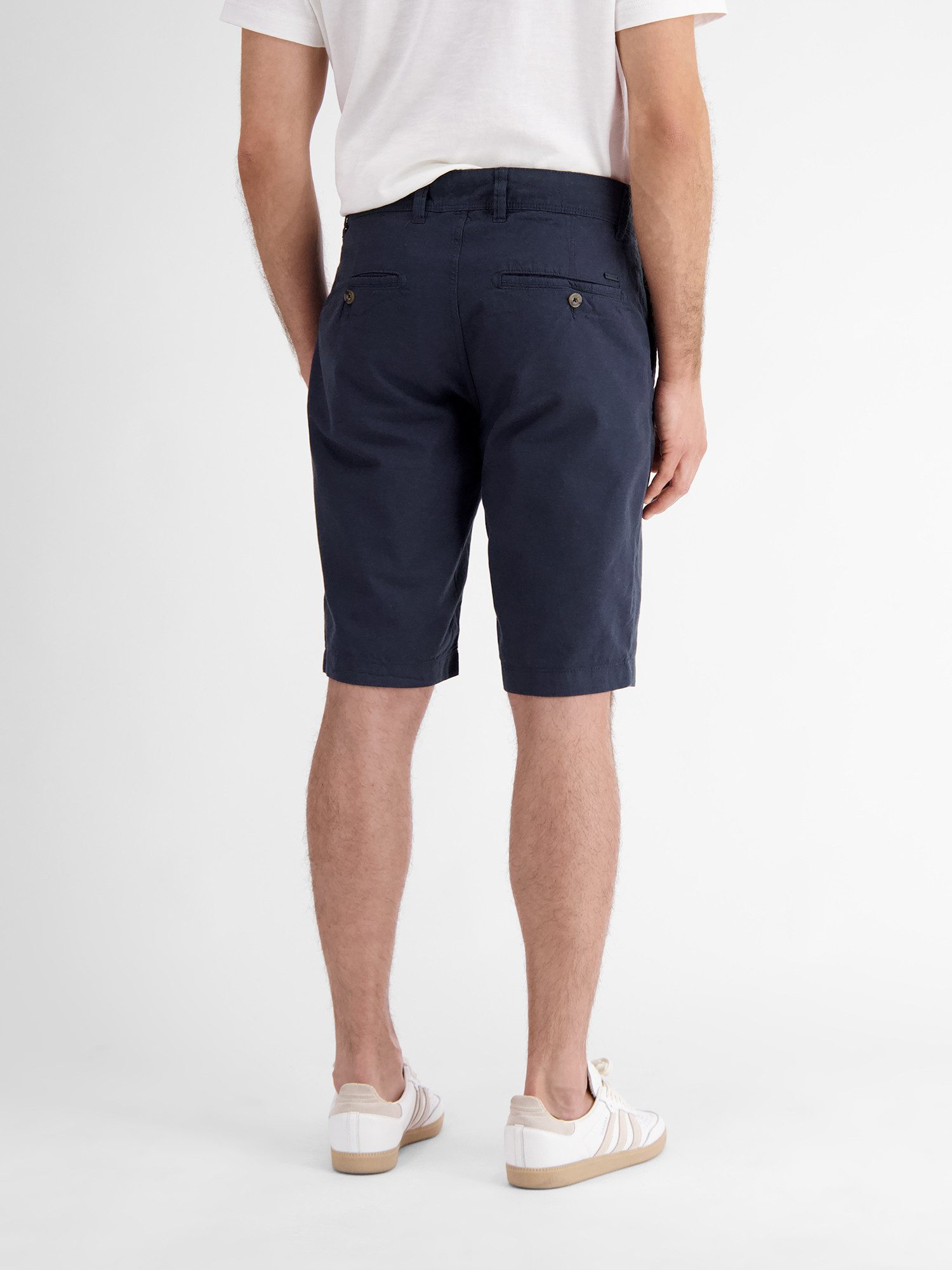 LERROS Chinoshorts Chino-Bermuda mit Leinenanteil