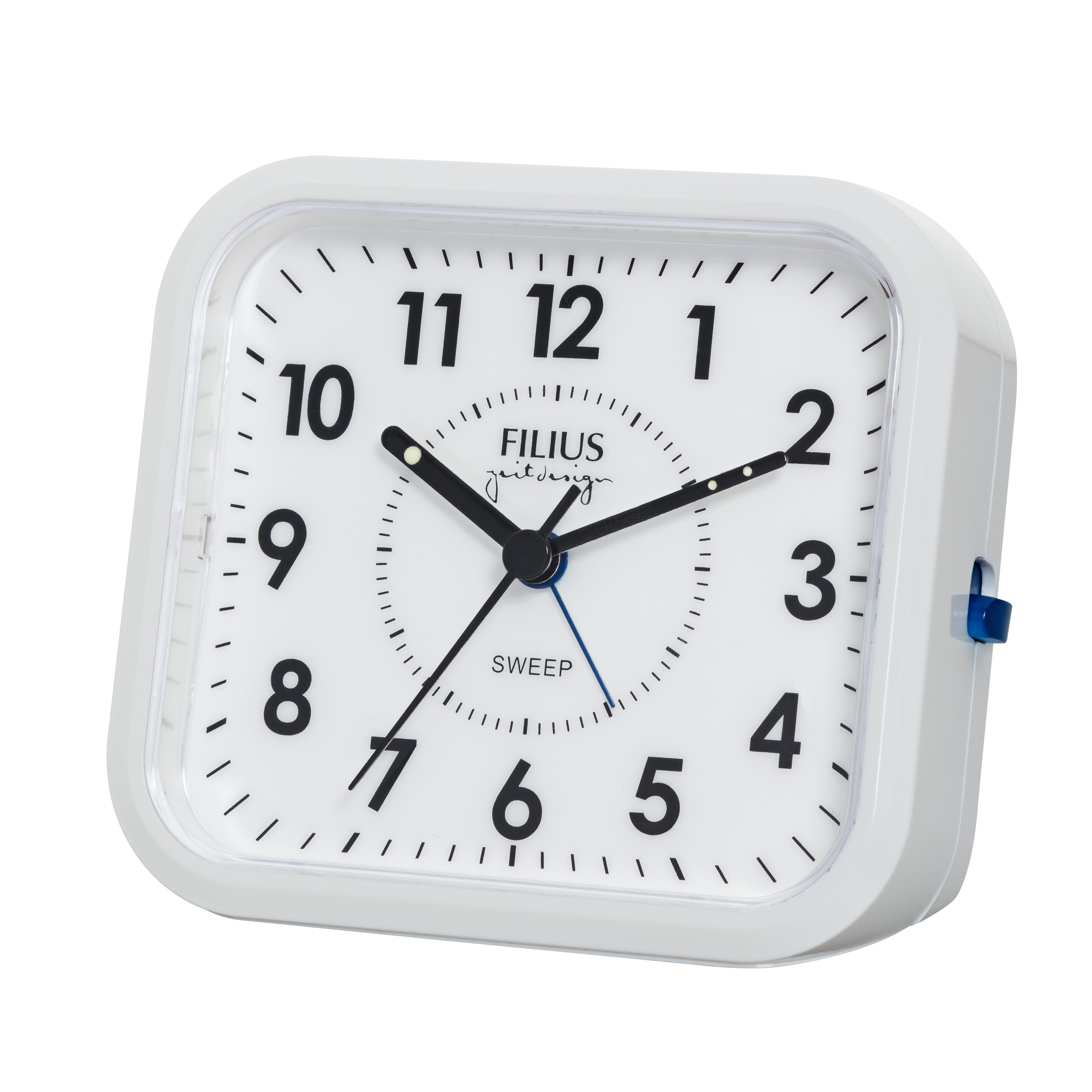 FILIUS zeitdesign Quarzwecker Wecker,Schlafzimmer,Beleuchtung,schleichende Sekunde,Weckwiederholung