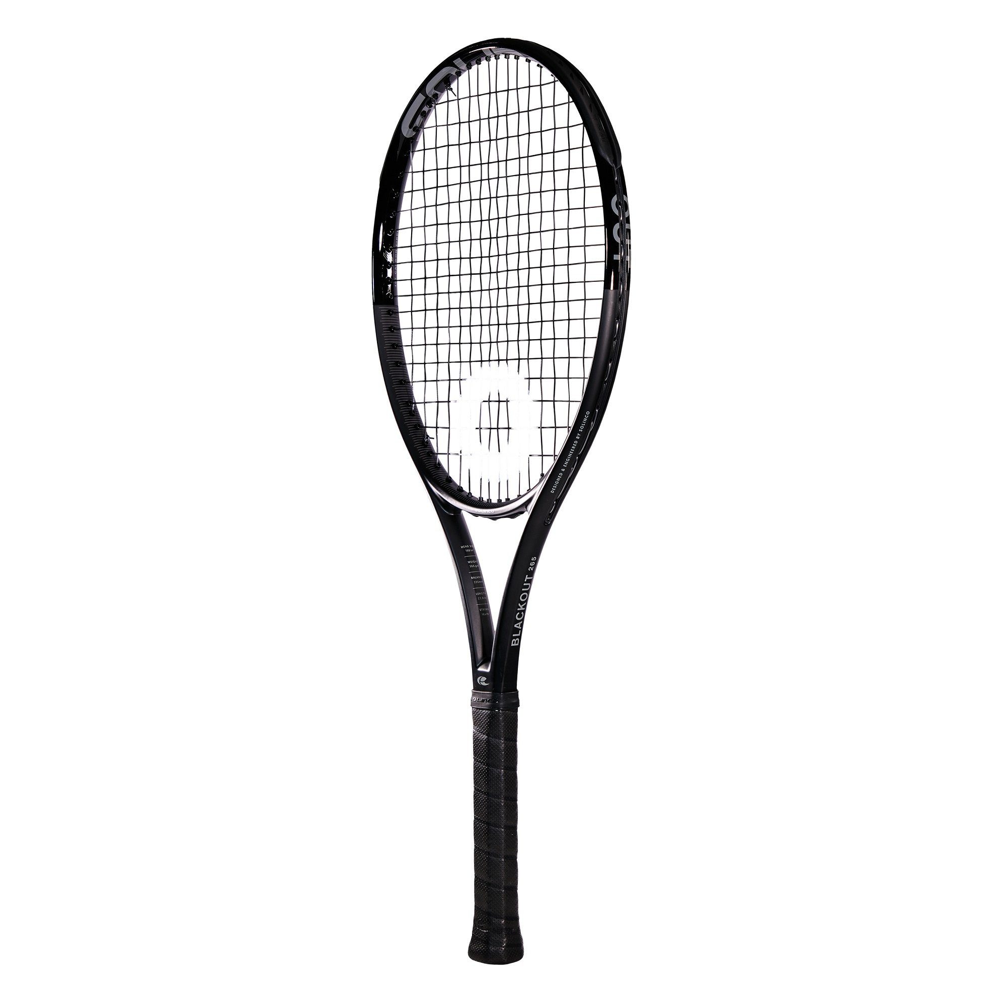 Solinco Tennisschläger Blackout 100in/265g schwarz - unbesaitet