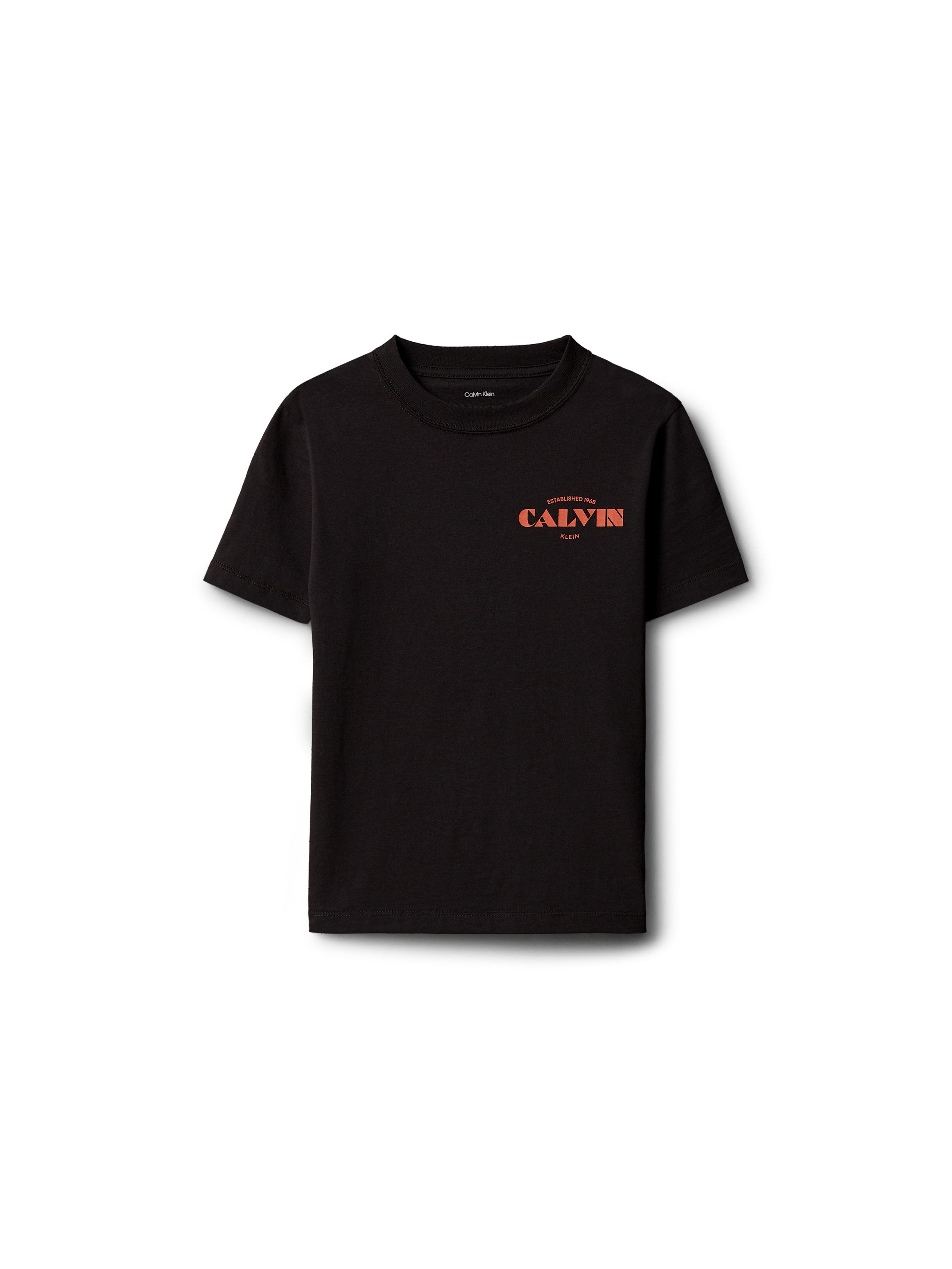 Calvin Klein Jeans T-Shirt CALVIN SMALL CHEST PRINT TEE Regular fit mit Rundhalsausschnitt – Bild 4 von 5