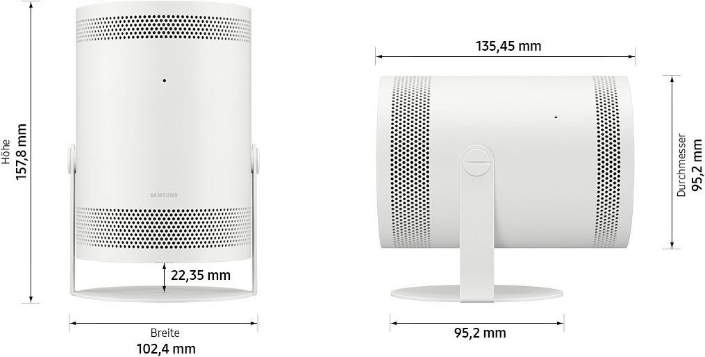 Samsung The Freestyle LFF3C (2023) Beamer 100000:1, 1920 1080 x (550 px) lm