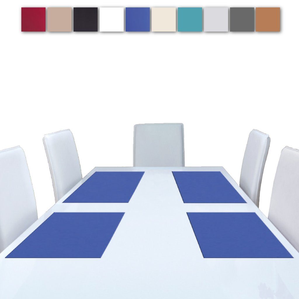 Blau (1-St), versch. Platzset, Ellen, Tischmatte Platzdecke Bestlivings, Tischschutz Ausführungen in Dekoration Essunterlage