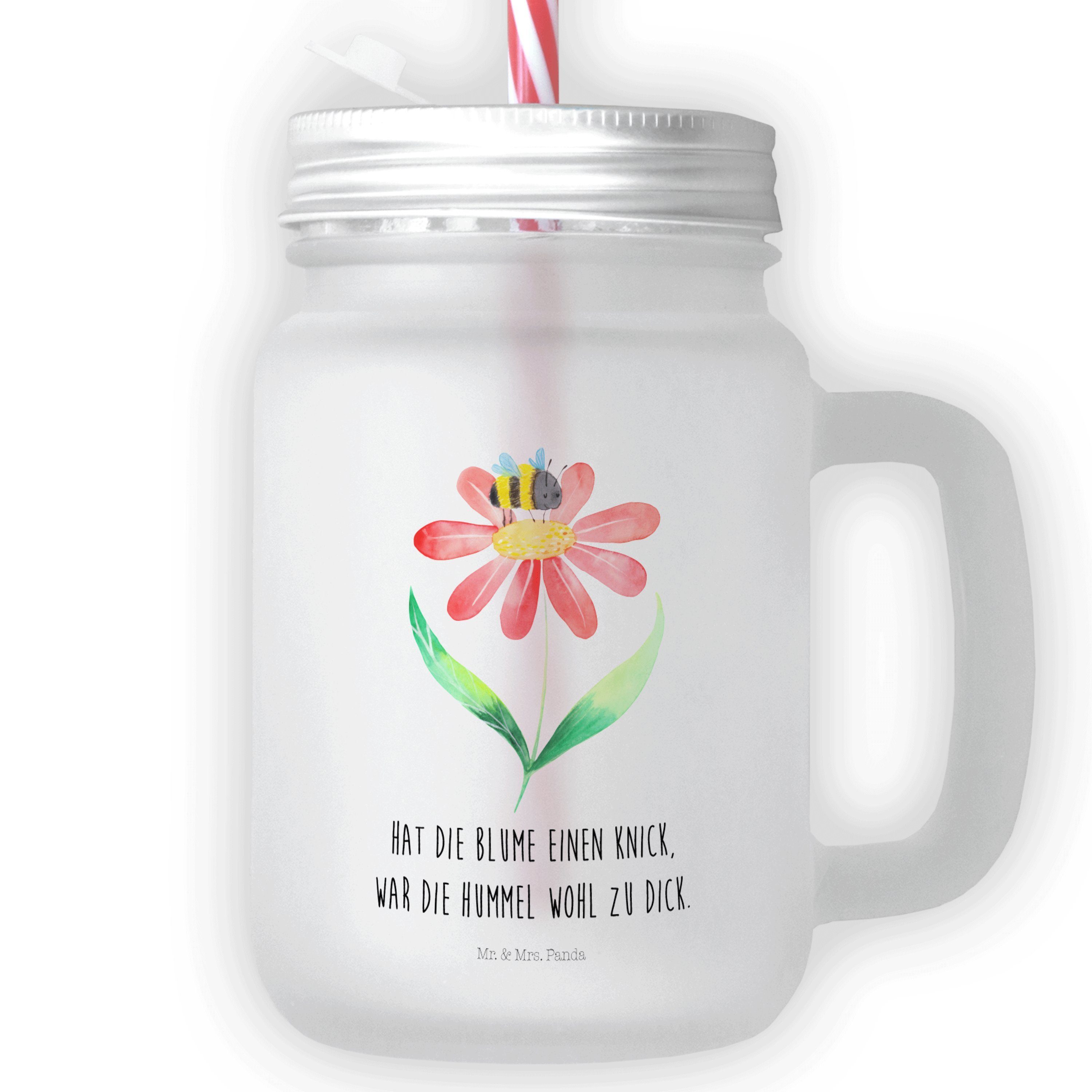 Mr. & Mrs. Panda Longdrinkglas »Hummel Blume Transparent Biene