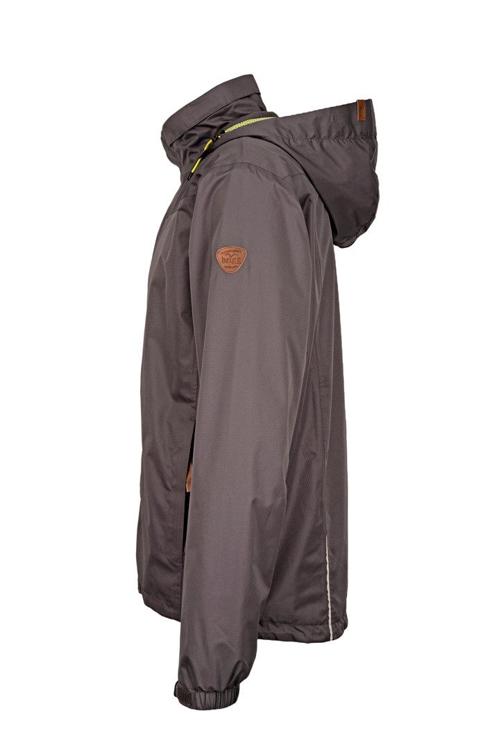 Brigg Allwetterjacke Leichte Herren Biking Jacke Robin Grau