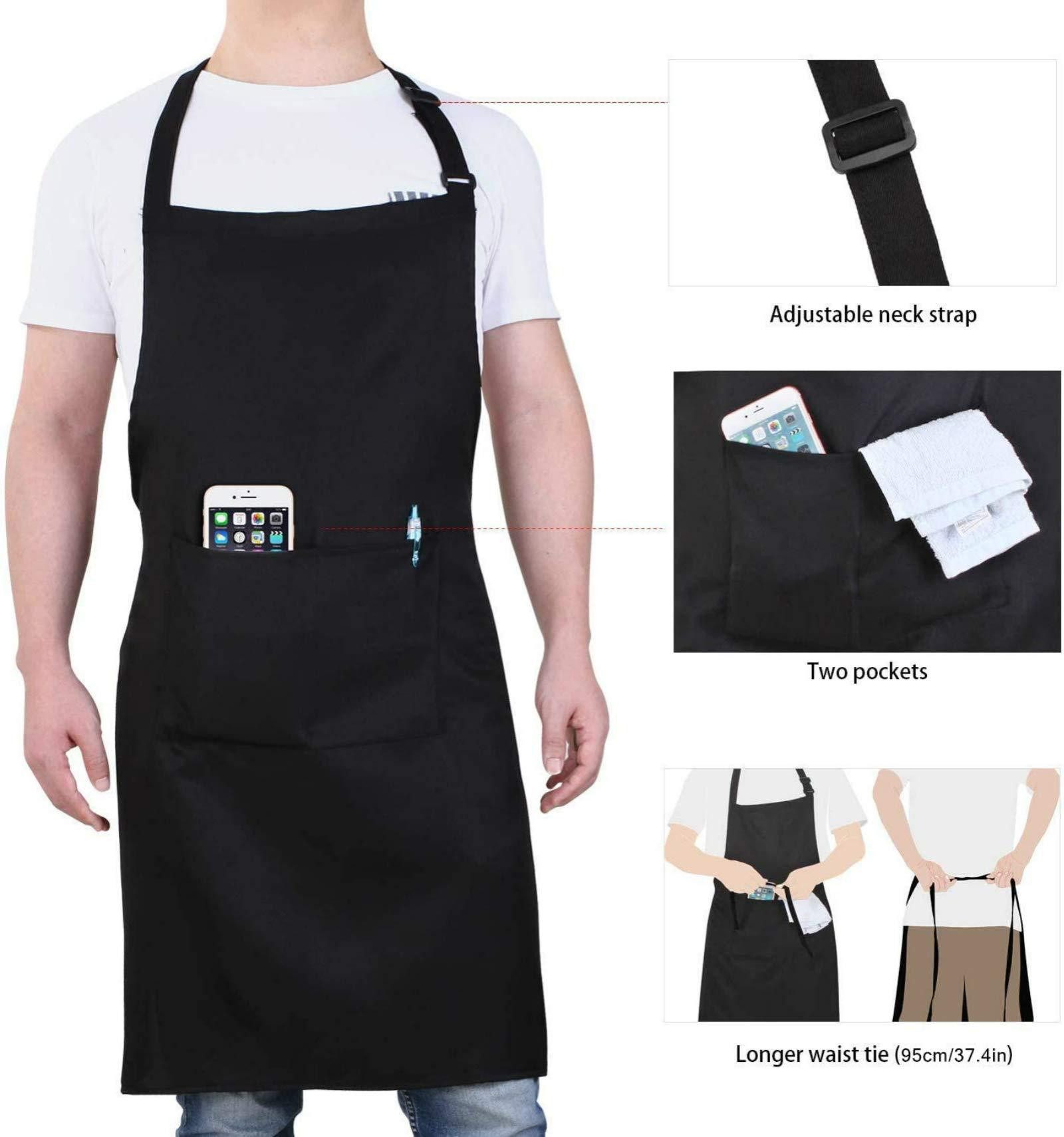 RWEUOQ Kochschürze 2 Stück Köche Schürze, günstig online kaufen