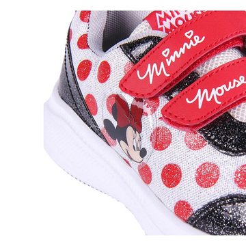 Disney Minnie Mouse Minnie Maus Sneaker Mädchen glitzernde Schuhe mit Klettverschluss Gr. 23 - 28 cm