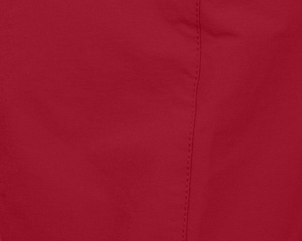 Bergson Outdoorhose VIDAA COMFORT Capri Damen 3/4 Wanderhose, leicht, strapazierfähig, Normalgrößen, rot