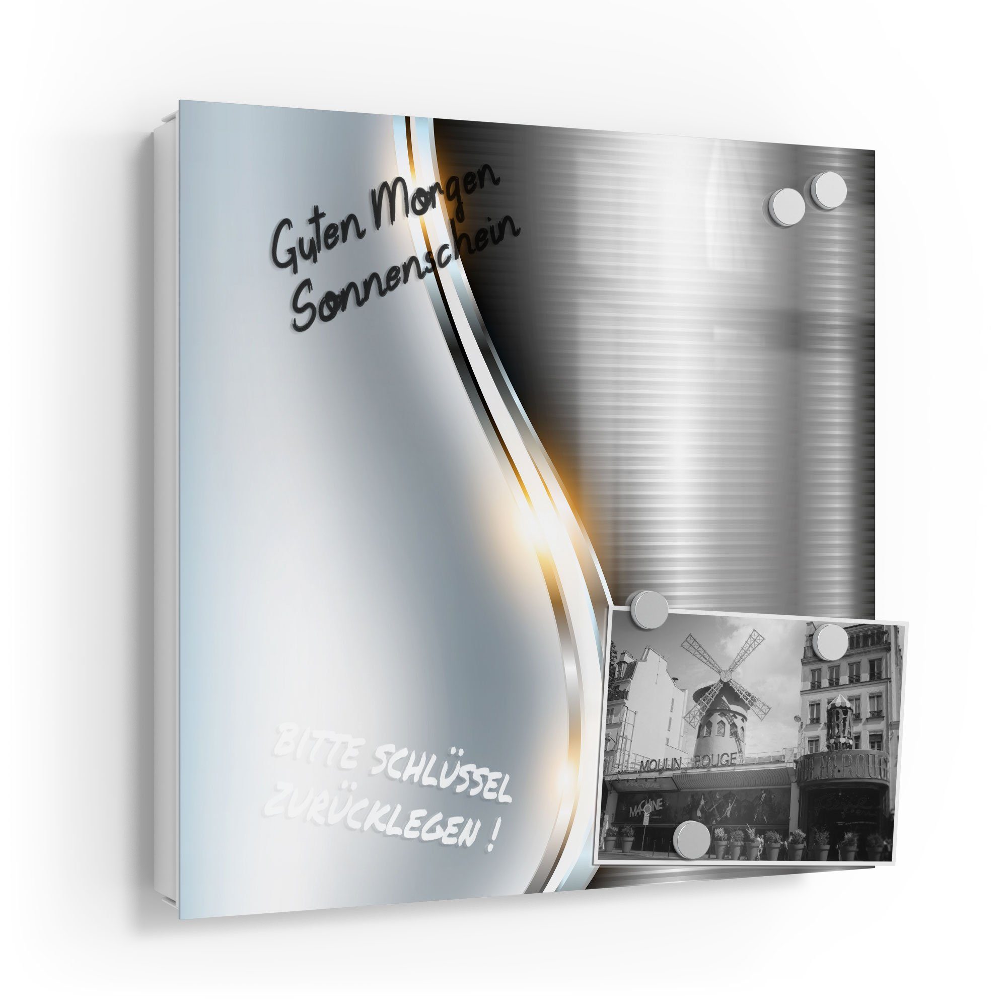 DEQORI Schlüsselkasten 'Elegantes Vektordesign', Glas Schlüsselbox modern m günstig online kaufen