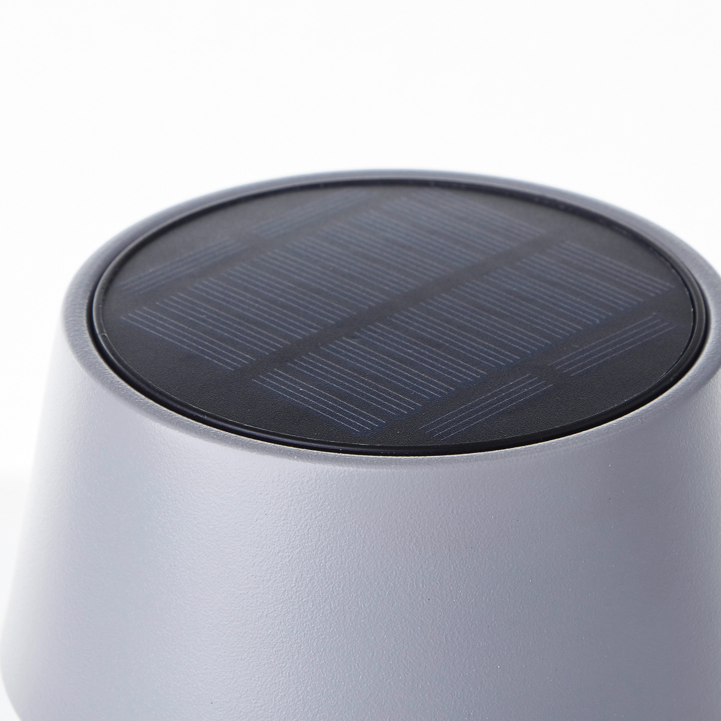 OTTO home LED Außen-Tischleuchte Oddny - Tischlampe 2er Set mit Solar u. Akku, Dimmfunktion, LED fest integriert, Warmweiß, 30 cm, aufladbar ü. Solar & USB, 3000 K, dimmbar, IP44, Akkulampe