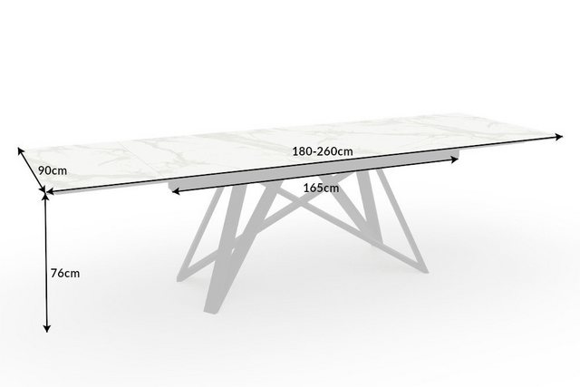 Esstisch »ATLAS 180-220-260cm VARIANTENWAHL«, ausziehbar Esstisch »ATLAS 180-220-260cm VARIANTENWAHL«, ausziehbar