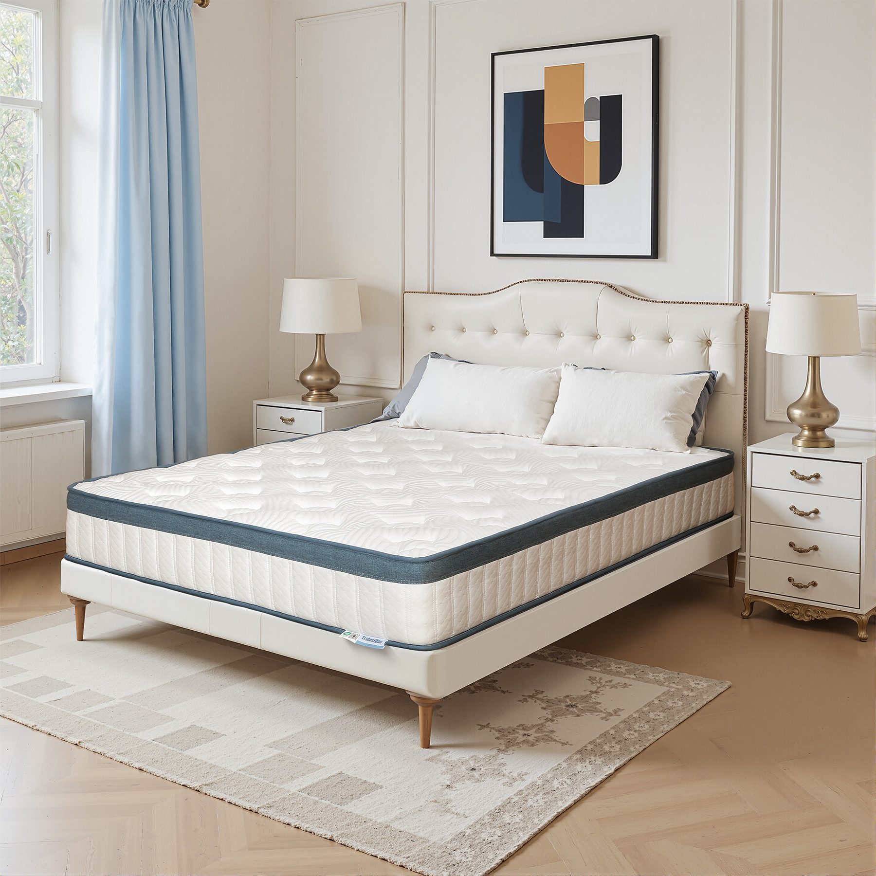 Federkernmatratze Taschenfederkernmatratze Mittlerer Härtegrad H3, 7-Zonen günstig online kaufen