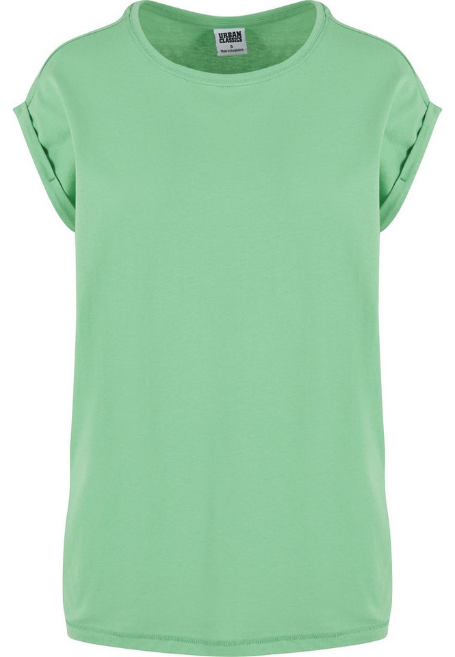 URBAN CLASSICS Kurzarmshirt Urban Classics Damen Ladies Extended Shoulder Tee (1-tlg)