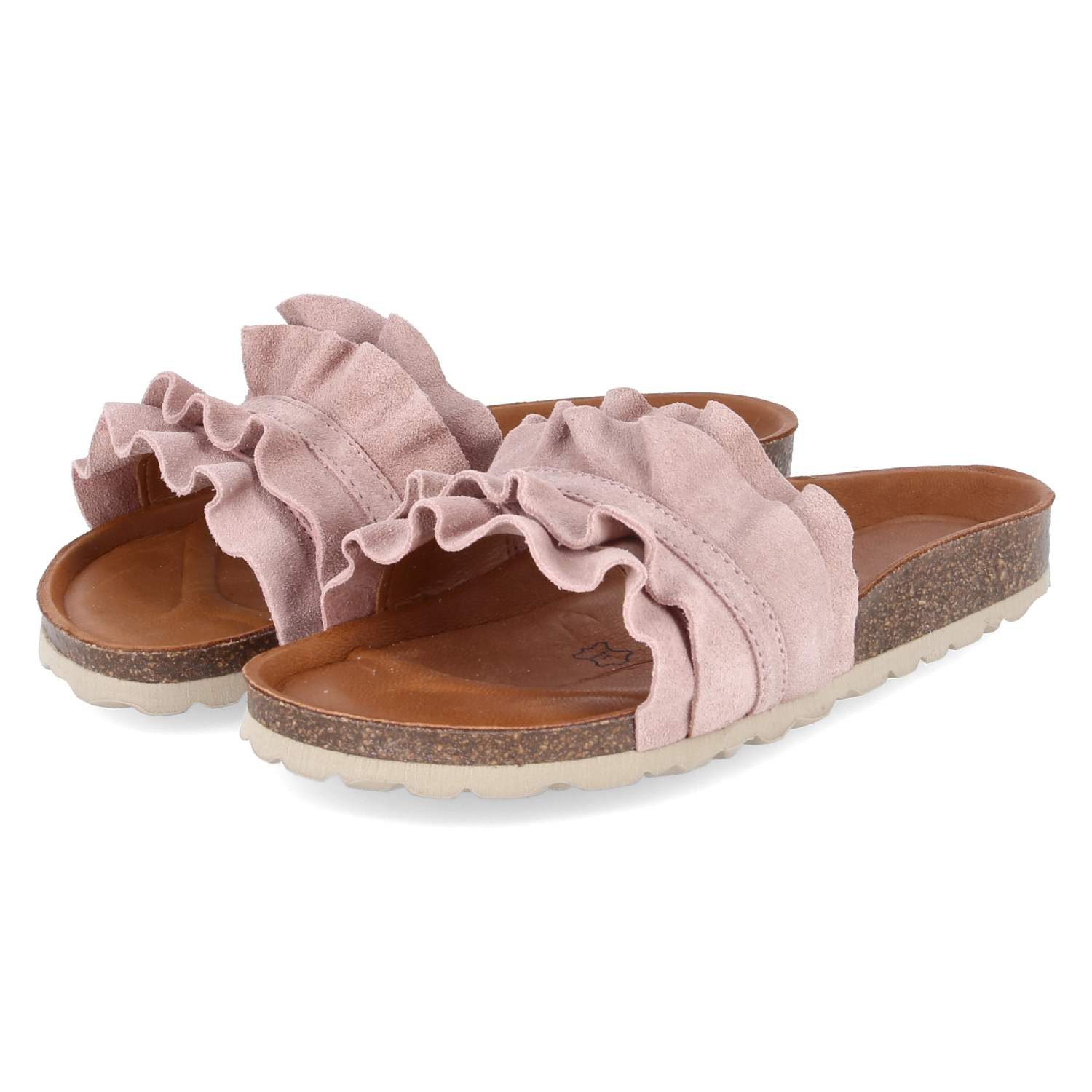 Palado Palado PALA-251-781050-01 Damen Rauleder pink Pantolette
