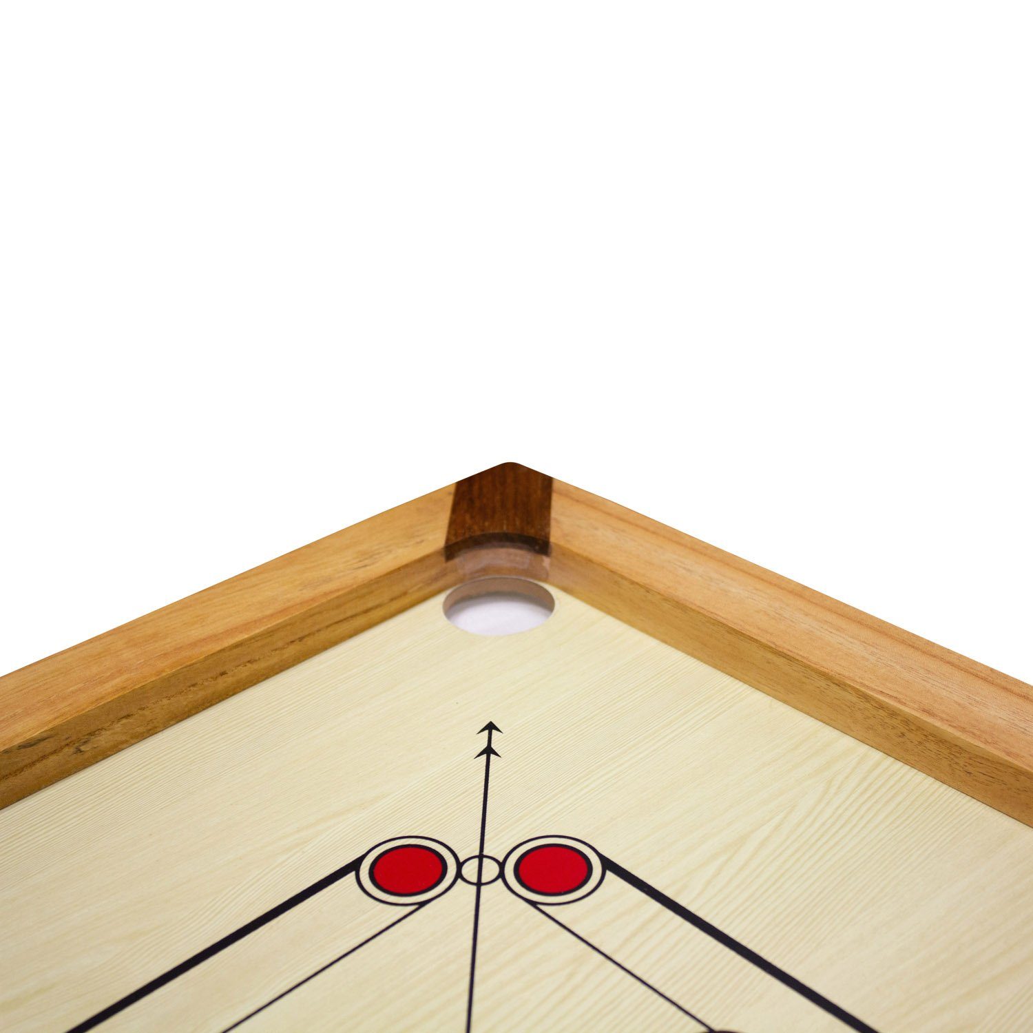 GICO Spielesammlung Carrom Board Synco Turnier 74x74 cm Komplettset mit Tasche 2983