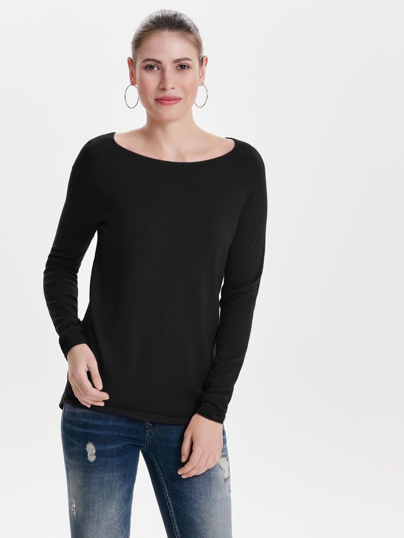 ONLY Strickpullover ONLMILA LACY L/S LONG PULLOVER KNT NOOS günstig online kaufen