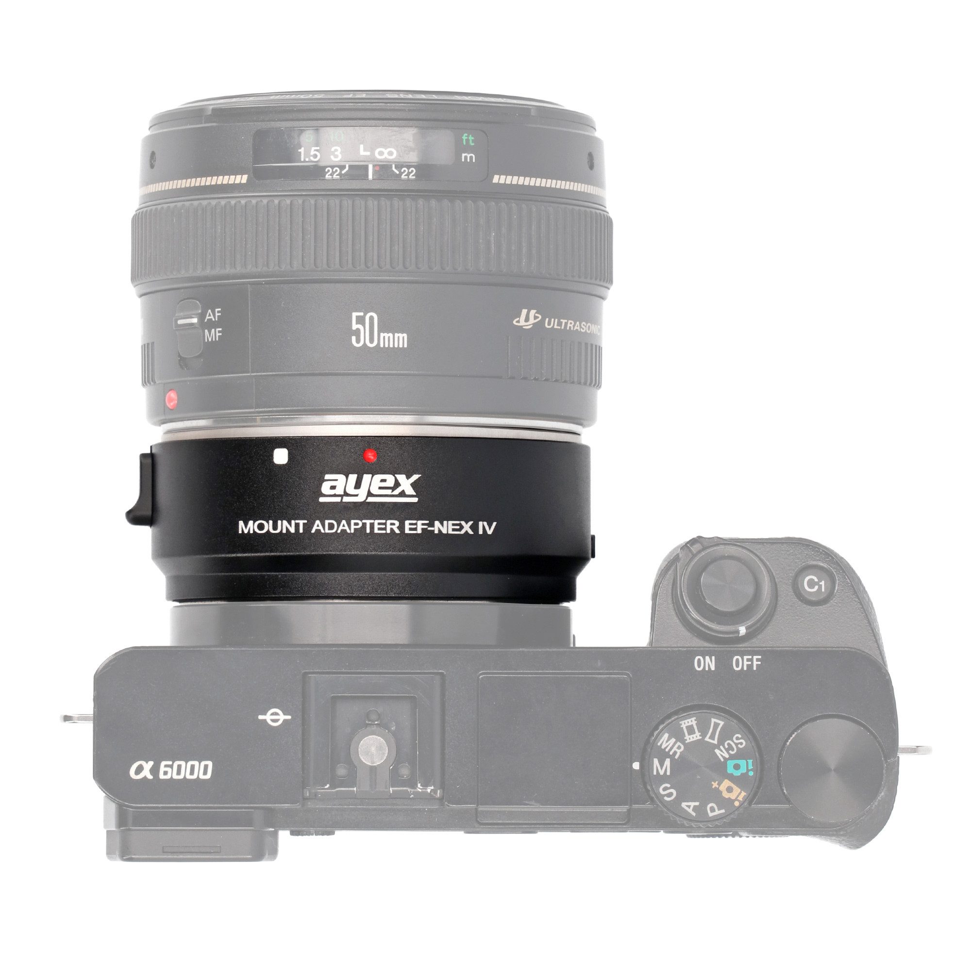 ayex Highspeed Objektivadapter Canon EF an Sony E-Mount Phasenerkennung Objektiv-Adapter