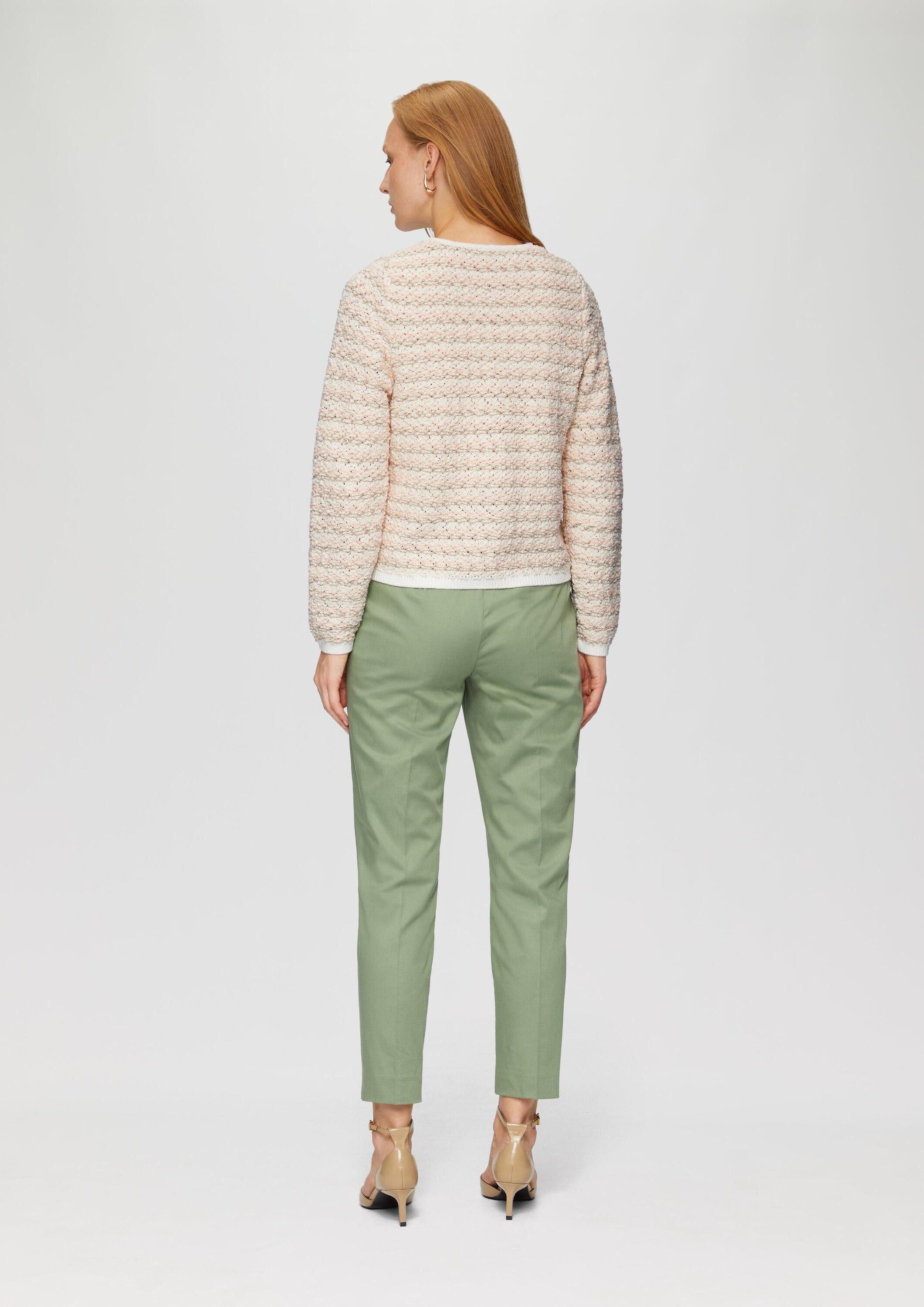 s.Oliver Cardigan Strickjacke Cardigan in Boucléoptik