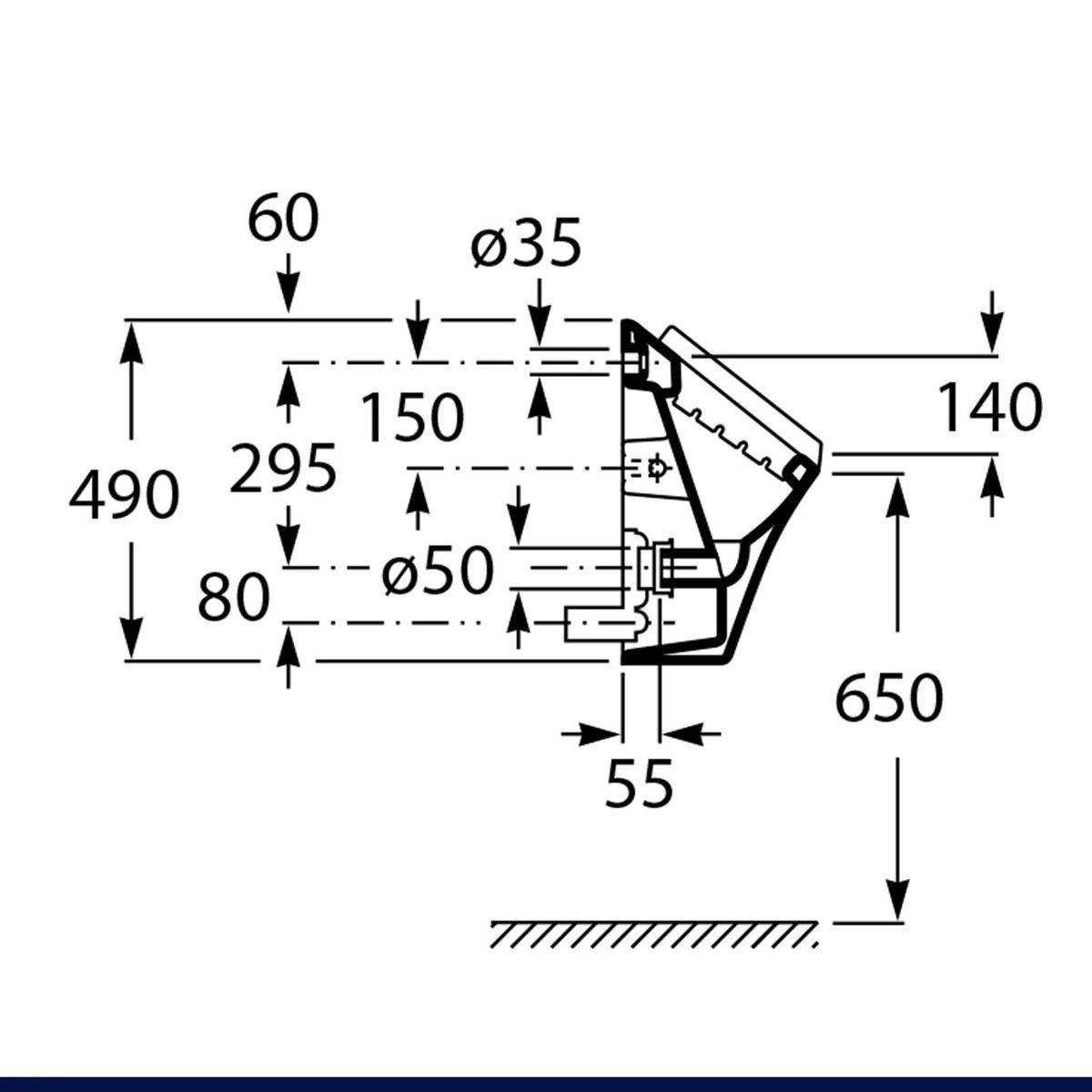 Roca Urinal Roca Nexo Urinal Weiß mit Soft-Close-Deckel und rückseitigem Zulauf, (1-tlg)