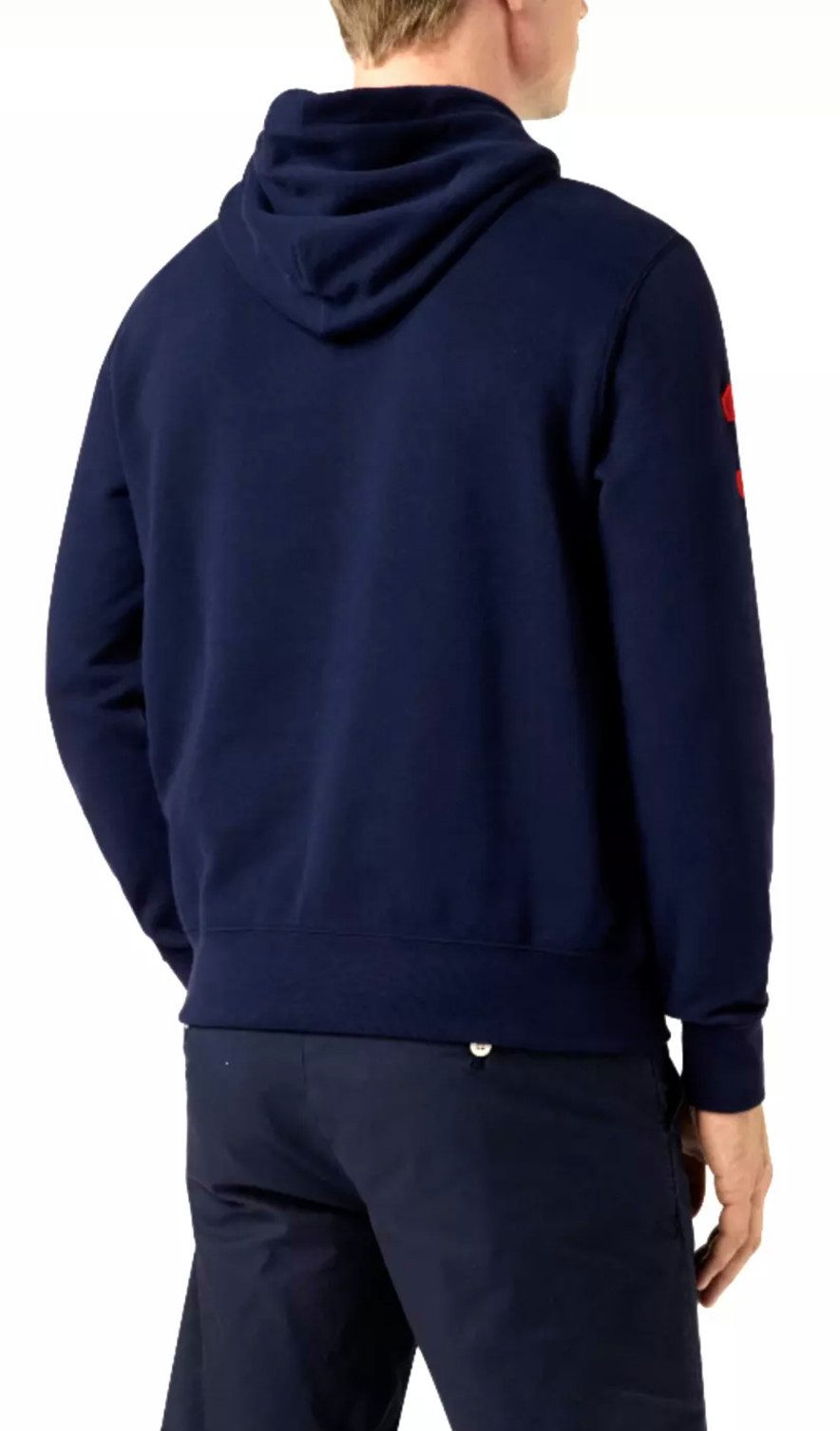 Polo Ralph Lauren Hoodie Triple Pony Sweatshirt Big-Tall Kollektion Aufgesticktem Triple-Pony-Wappen, 3 Patch "stärksten Spieler"