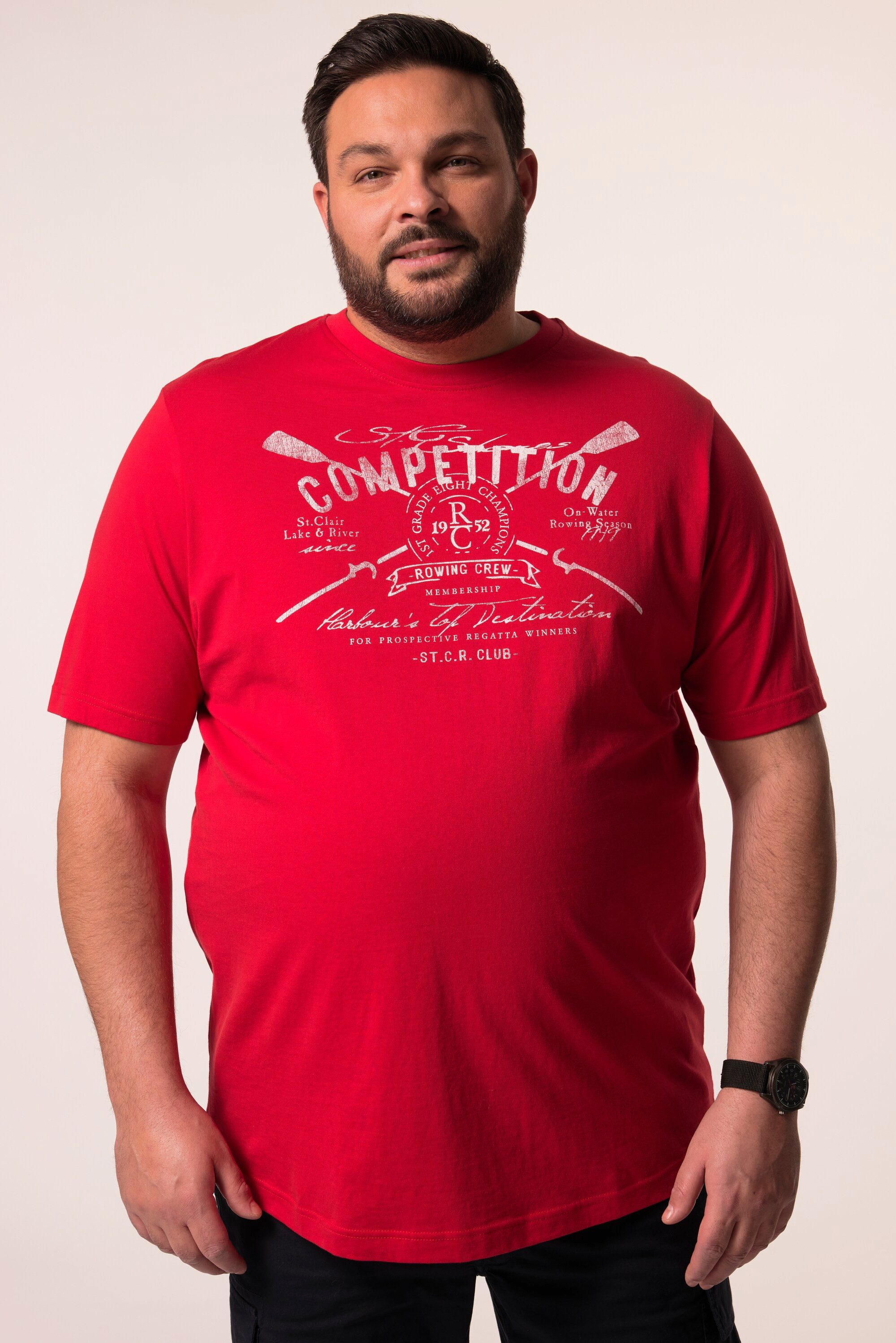 Men Plus T-Shirt Men+ T-Shirt Halbarm günstig online kaufen