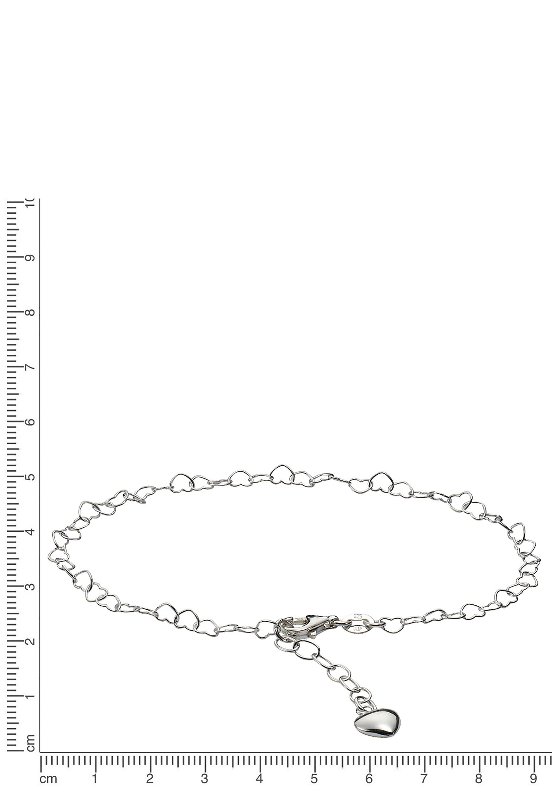 Firetti Fußkette Schmuck Geschenk Silber 925 Herzen
