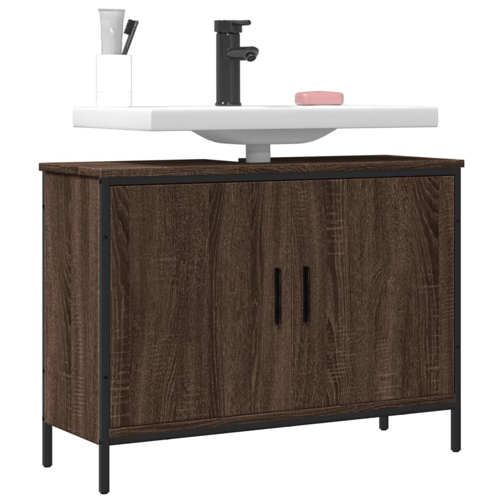 vidaXL Waschtisch 80 x 30 x 60 cm Waschtisch Badezimmerschrank Unterschrank ohne Waschbe