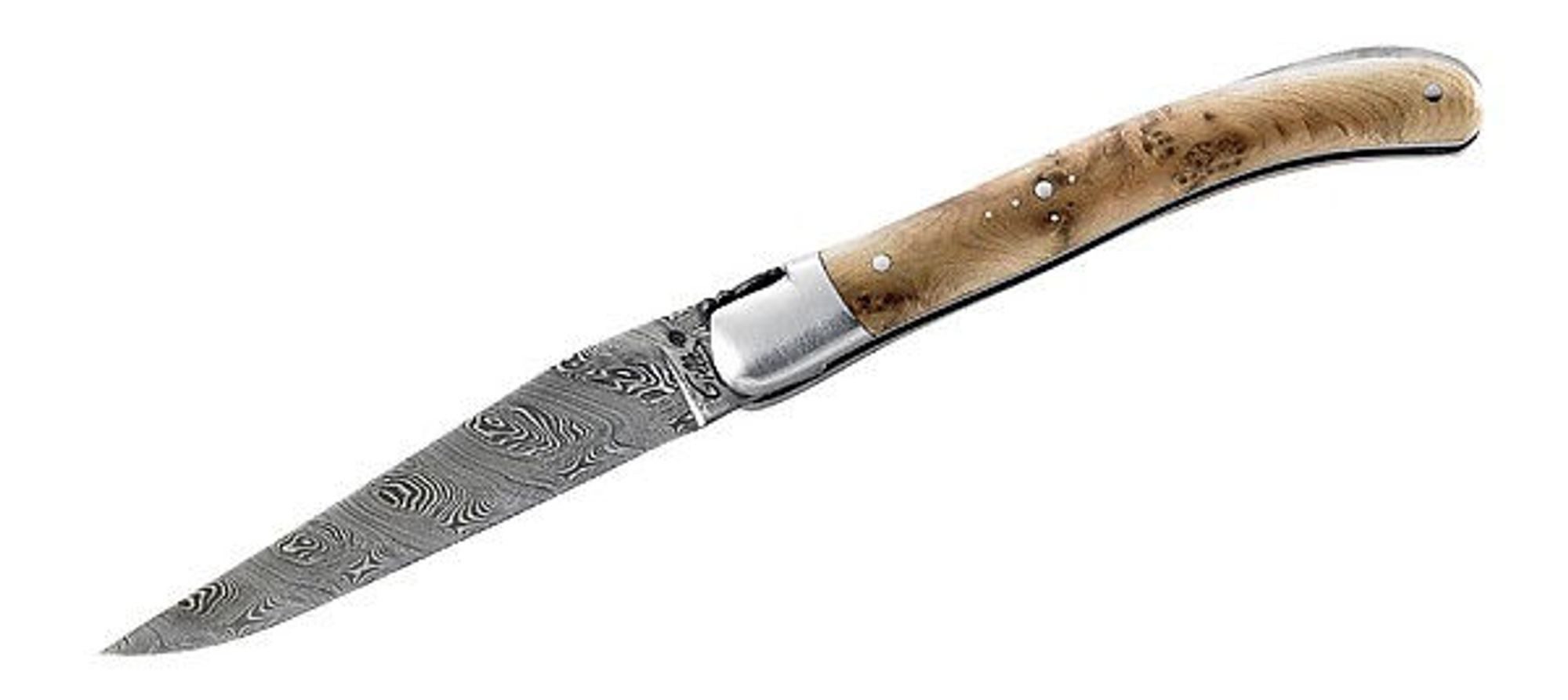 Fontenille Pataud Taschenmesser Fontenille Pataud LAGUIOLE LE POCKET, Damast, Wacholder 262210