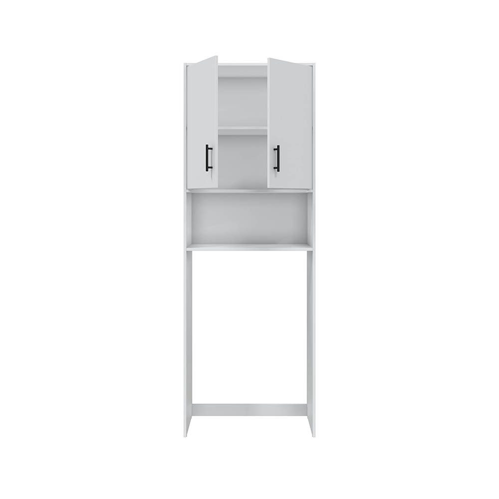 freiraum Waschmaschinenumbauschrank Laundry (4er-Set) in Weiß - 146x206x67 (BxHxT)