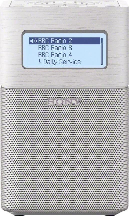 weiß (Digitalradio (DAB), Sony XDR-V1BTD mit RDS) Radio FM-Tuner